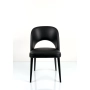 Krzesło DELUXE KR-5 Eko-skóra Czarna